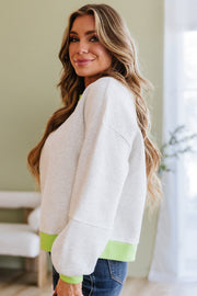 Evelina Contrast Sweatshirt