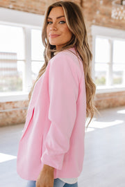 Everton Ruched Sleeve Blazer