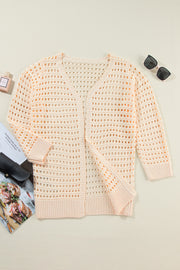 Sharon Open Knit Cardigan | S-XL