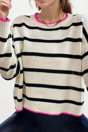 Clover Striped Sweater | S-XL