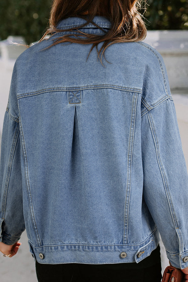 Lakely Oversized Denim Jacket | S-2XL