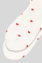 Heart Pattern Casual Cotton Socks | PRE ORDER