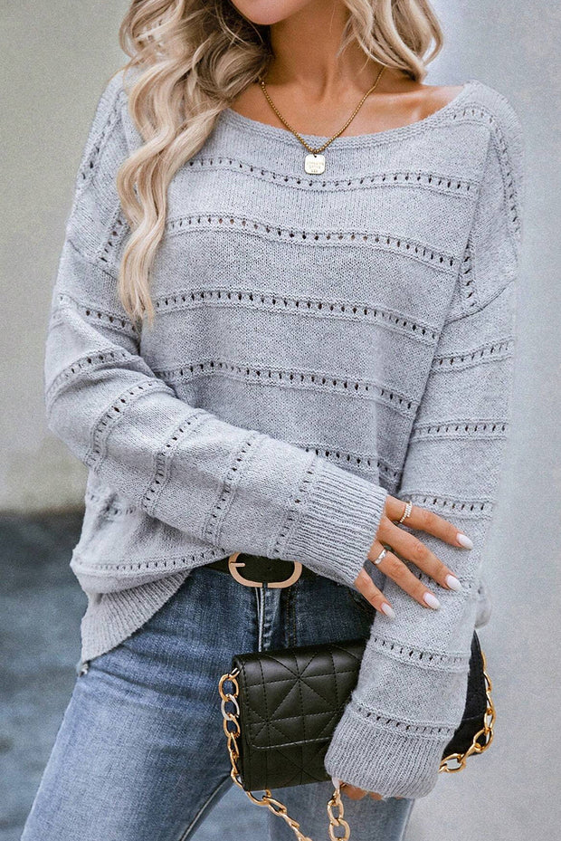 Kat Boat Neck Knit Sweater