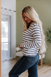 Fable Long Sleeve Striped Top