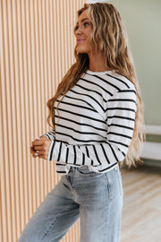 Fable Long Sleeve Striped Top