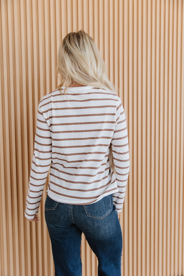 Fable Long Sleeve Striped Top