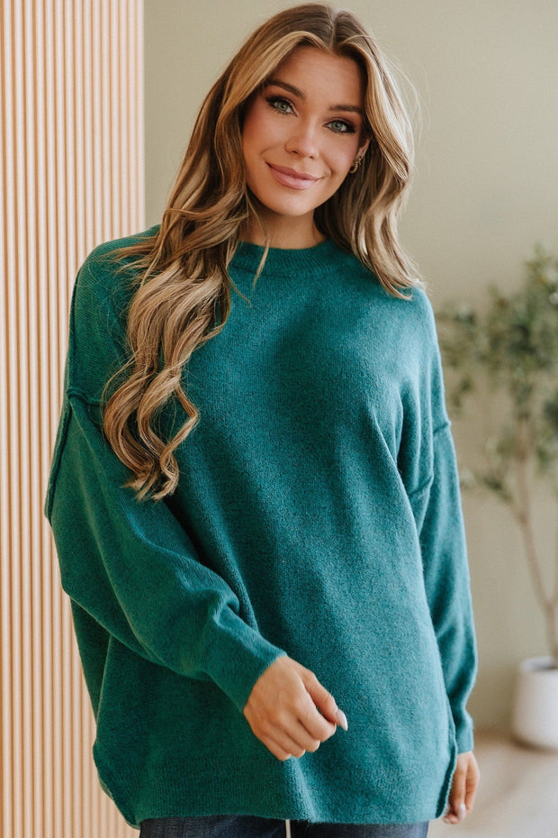 Ferra Oversized Raw Seam Sweater