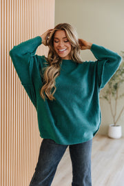 Ferra Oversized Raw Seam Sweater