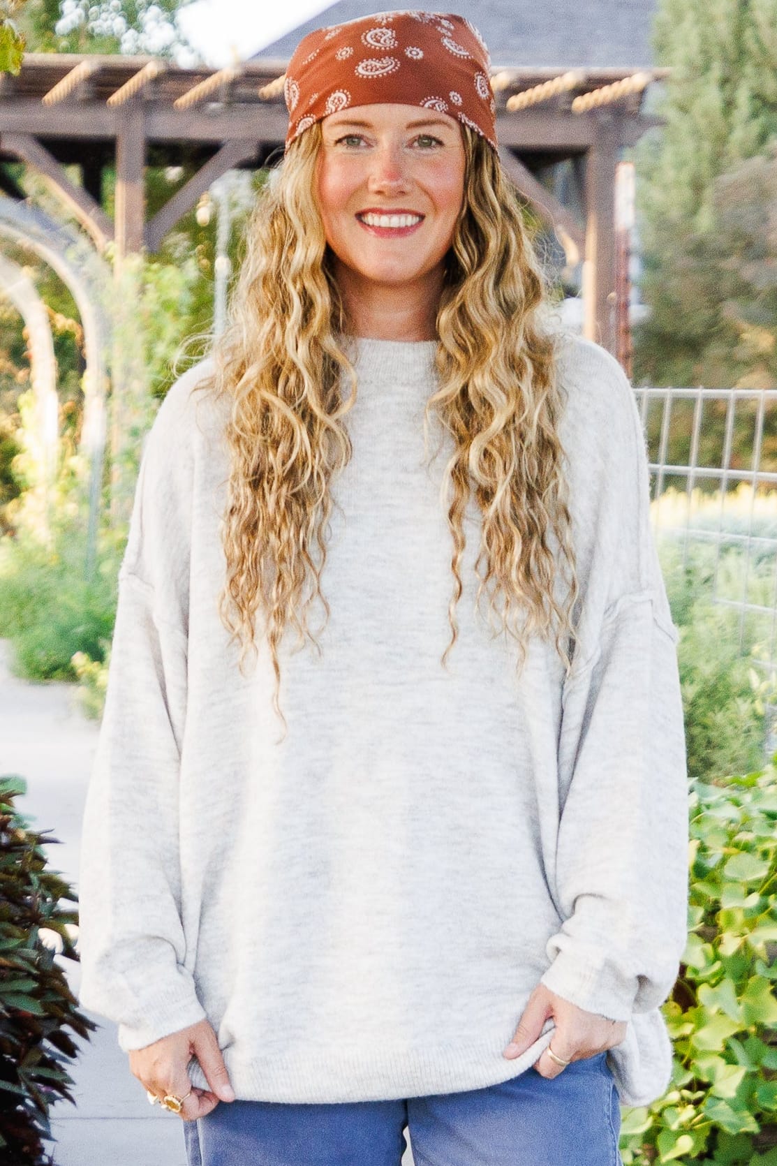 Ferra Oversized Raw Seam Sweater
