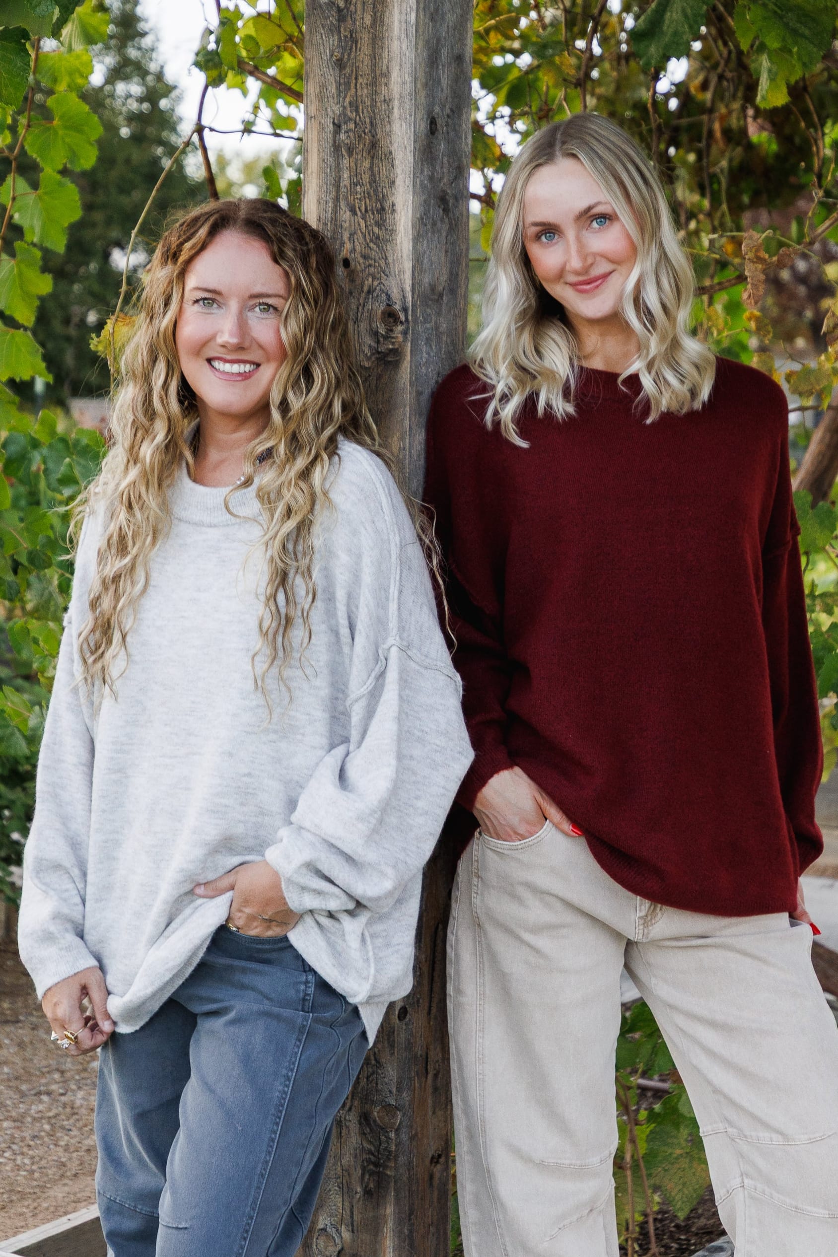 Ferra Oversized Raw Seam Sweater
