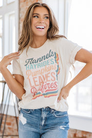 SALE - Flannel and Hayrides Graphic Tee
