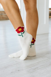 Flower Design Socks
