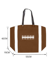 Football Canvas Tote Bag