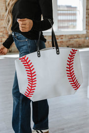 Football Canvas Tote Bag