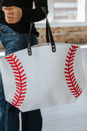 Football Canvas Tote Bag