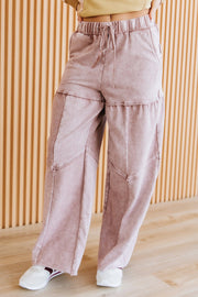 Francesca Mineral Washed Wide Leg Pants
