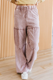 Francesca Mineral Washed Wide Leg Pants