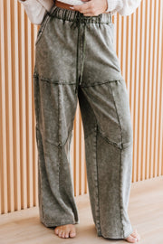 Francesca Mineral Washed Wide Leg Pants