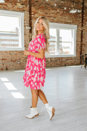 SALE - Francesco Smocked Sleeve Mini Dress