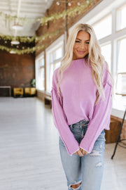SALE - Frankie Chenille Sweater | Size L/XL