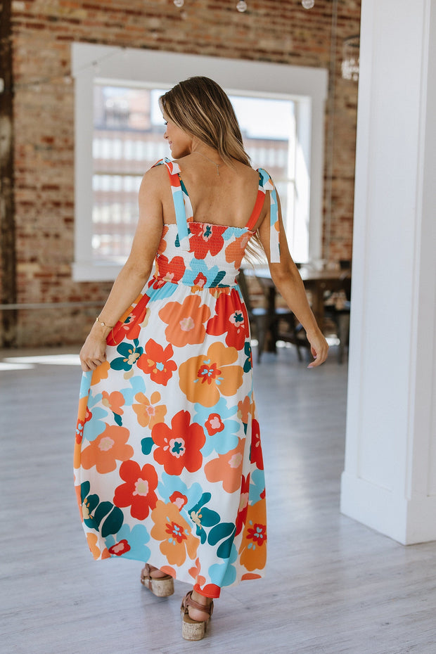 Genny Floral Print Maxi Dress | S-XL | PRE ORDER