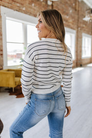 SALE - Gina Striped Sweater