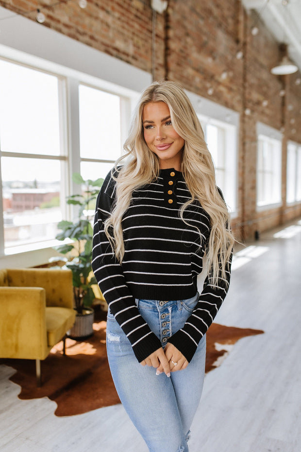 SALE - Gina Striped Sweater