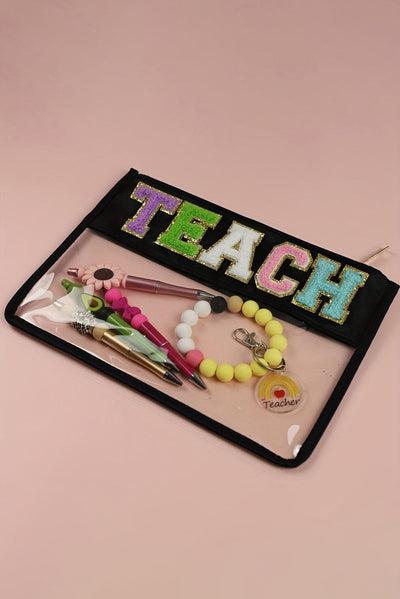 Glitter Teach Clear Makeup Bag | PRE ORDER