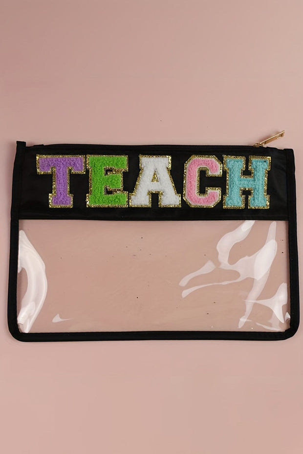 Glitter Teach Clear Makeup Bag | PRE ORDER