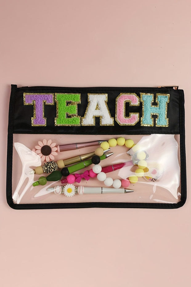 Glitter Teach Clear Makeup Bag | PRE ORDER