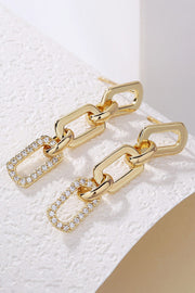 Gold Chain Link Earrings