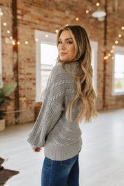 Hanna Mock Cable Knit Sweater | Size XL