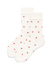 Heart Pattern Cotton Socks | PRE ORDER 3/2