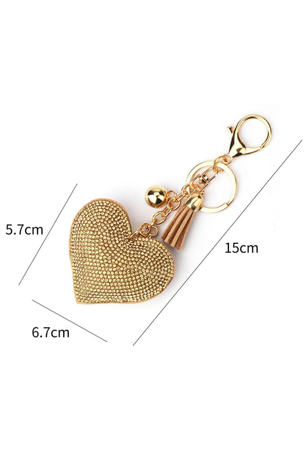 Heart Pendant Tassel Key Ring | PRE ORDER 3/2