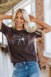SALE - Hello Fall Script Graphic Tee