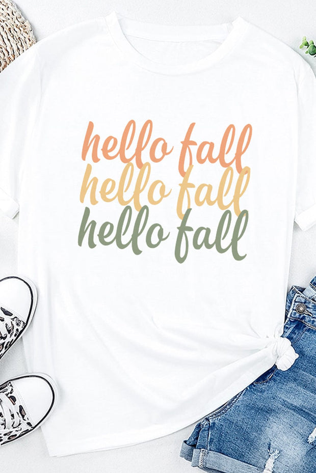 Hello Fall Graphic Tee | S-2XL