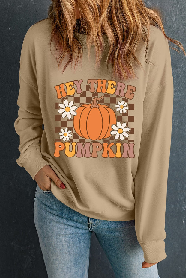 Hey There Pumpkin Graphic Sweatshirt | S-2XL