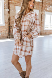 Higley Plaid Babydoll Mini Dress | S-XL | PRE ORDER