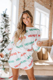 SALE - Ho Ho Ho Pullover and Shorts Lounge Set