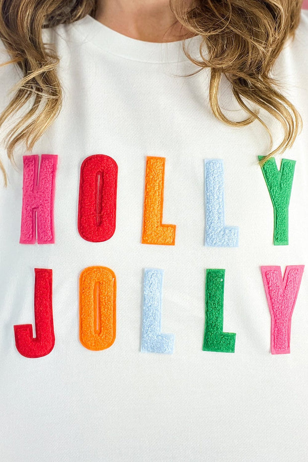 Holly Jolly Graphic Long Sleeve Top | PRE ORDER