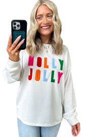 Holly Jolly Graphic Long Sleeve Top | PRE ORDER