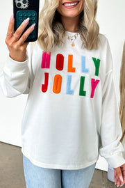 Holly Jolly Graphic Long Sleeve Top | PRE ORDER