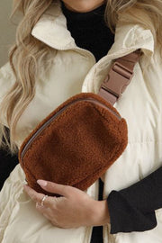 Hugh Adjustable Sherpa Crossbody Bag | PRE ORDER 12/11