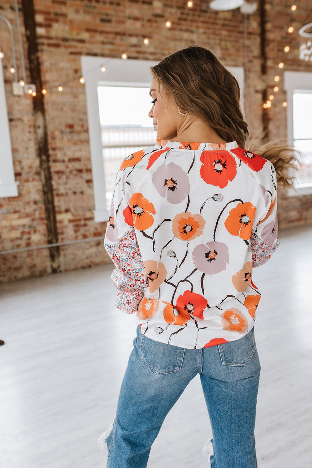 SALE - Indiana Boho Floral Blouse