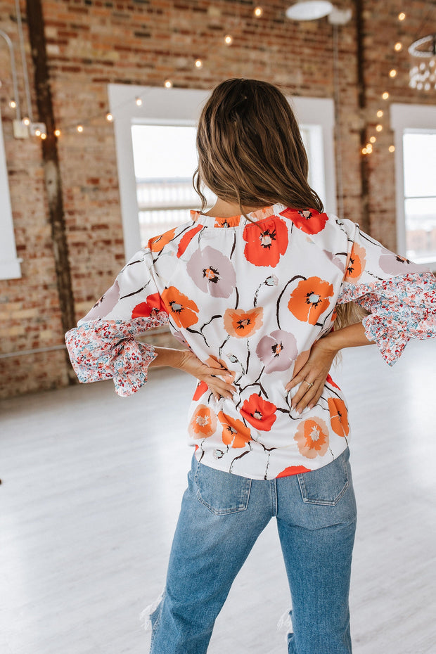 SALE - Indiana Boho Floral Blouse