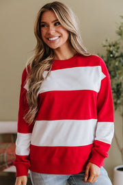 Ivy Colorblock Drop Shoulder Sweatshirt | DROPSHIP