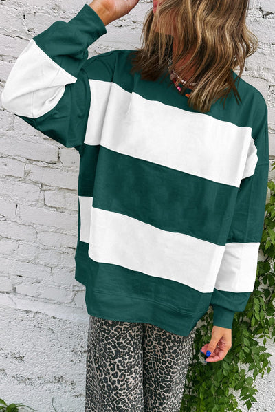Ivy Colorblock Drop Shoulder Sweatshirt
