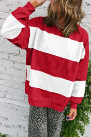 Ivy Colorblock Drop Shoulder Sweatshirt
