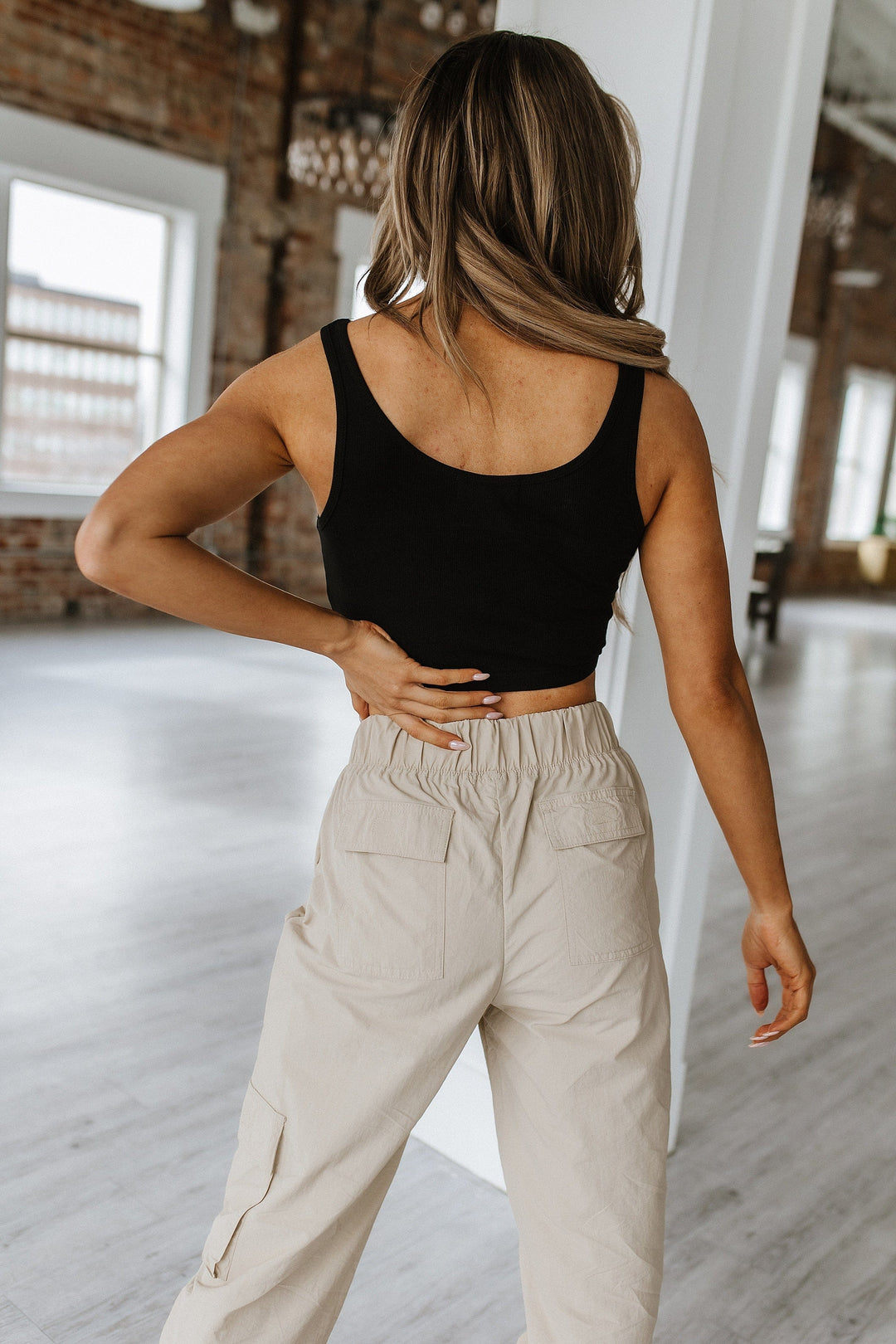 Jan Ribbed Knit Crop Tank Top | Ribbed Crop Tank Top | Tank Top