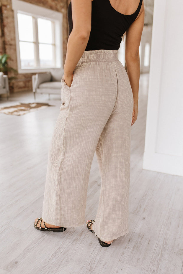 Janis Double Layered Gause Pants